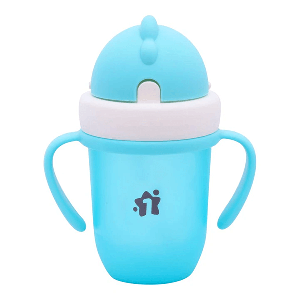 1st Step Soft Straw Sipper Two Handles 210 ML – Blue