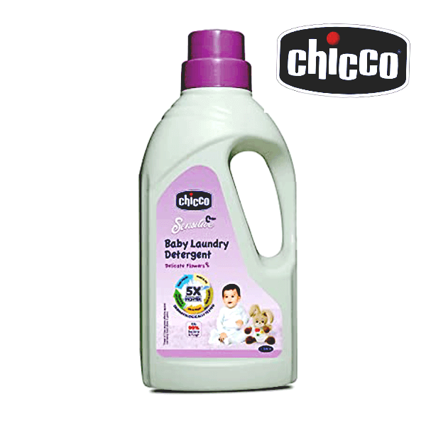 Chicco Baby Liquid Laundry Detergent 1L Delicate Flowers