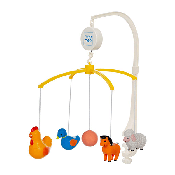 MEE MEE 3 IN 1 MUSICAL ANIMAL COT MOBILE MM8230