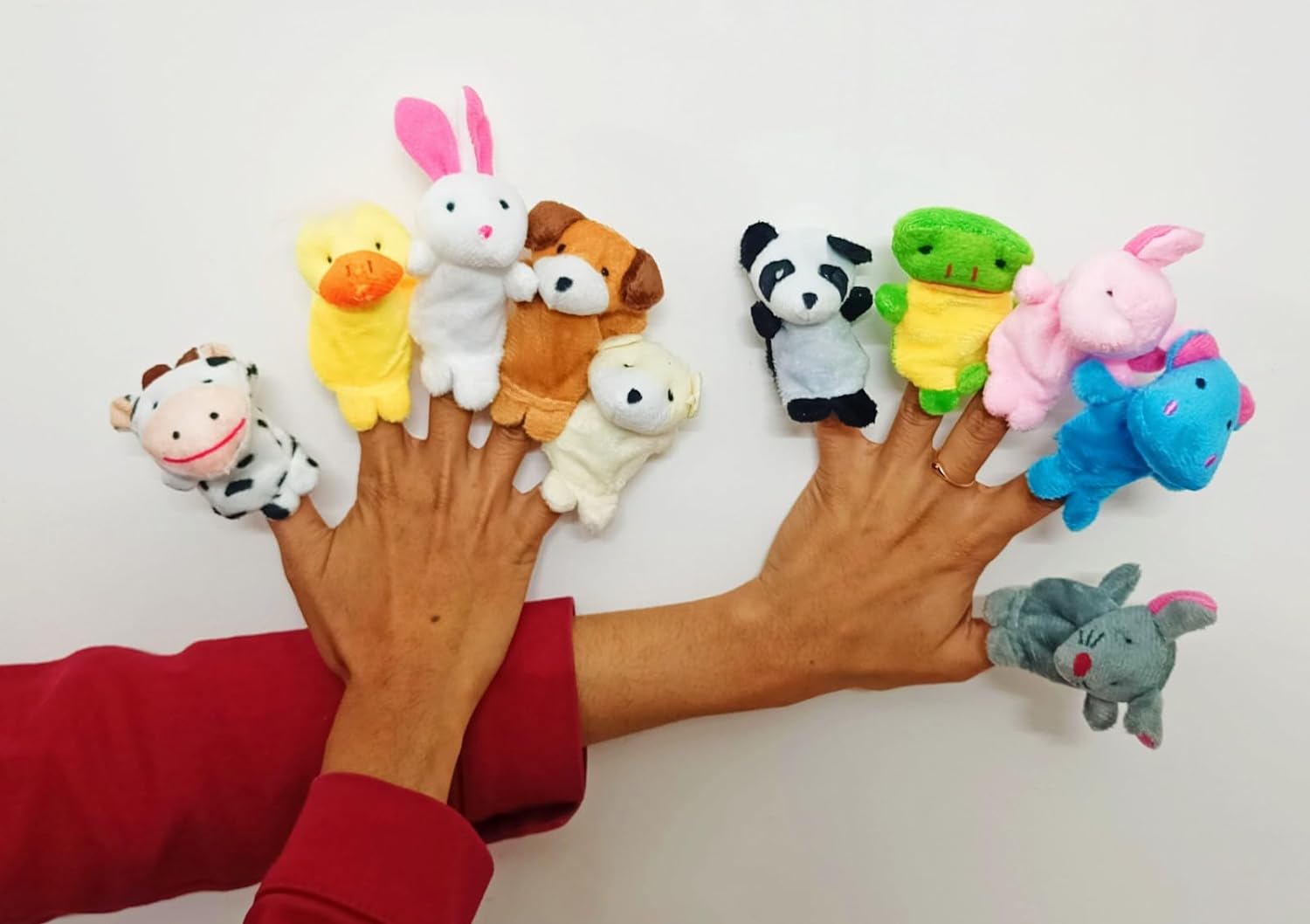 Plush Animals Finger Puppet Toys