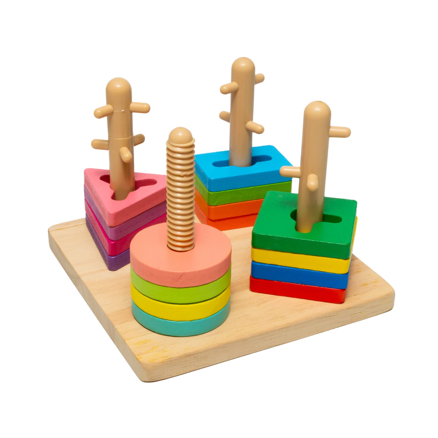 Shape Sort & Stack Puzzle