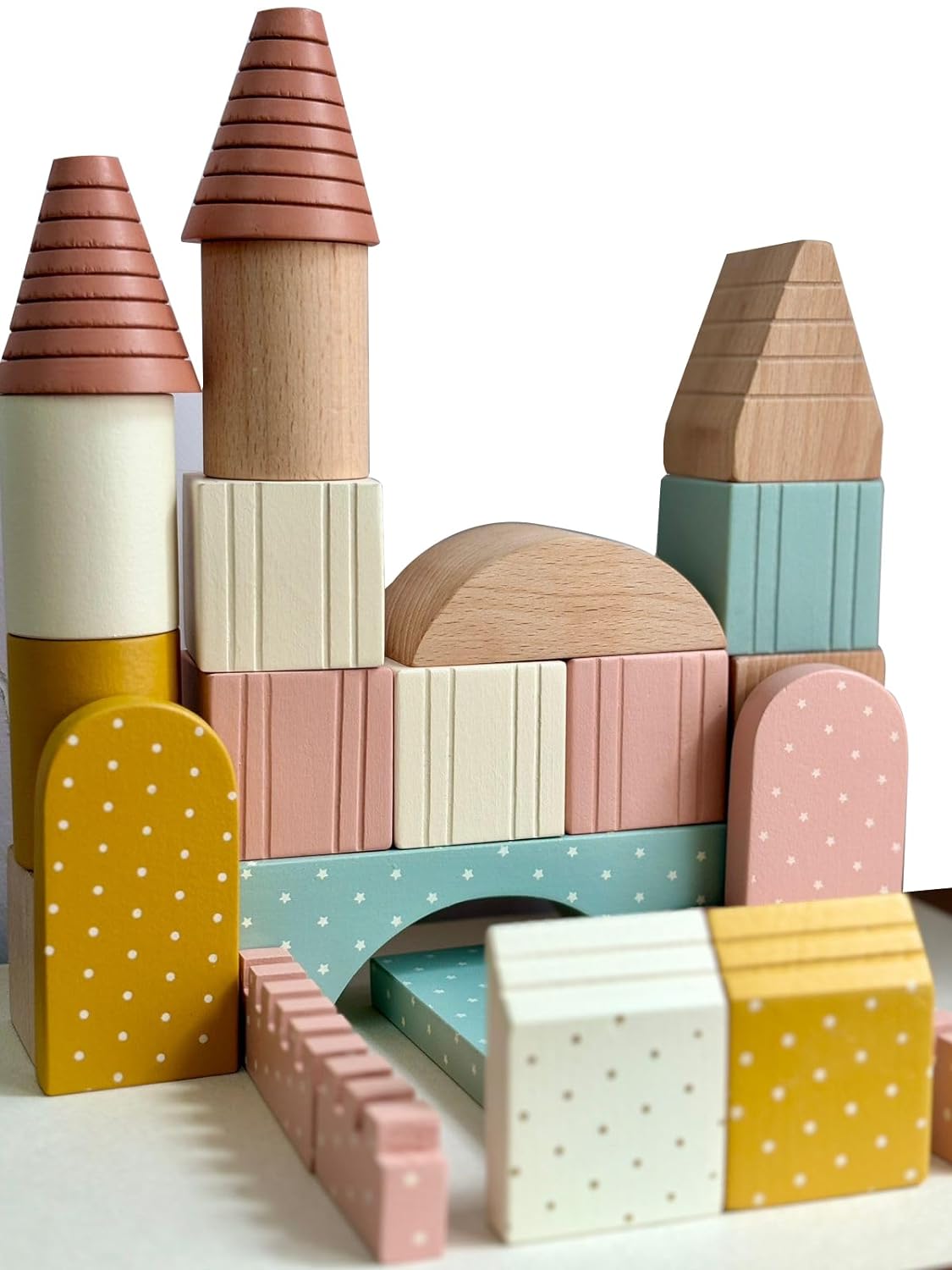 Playbox Wooden Building Blocks Toys Set