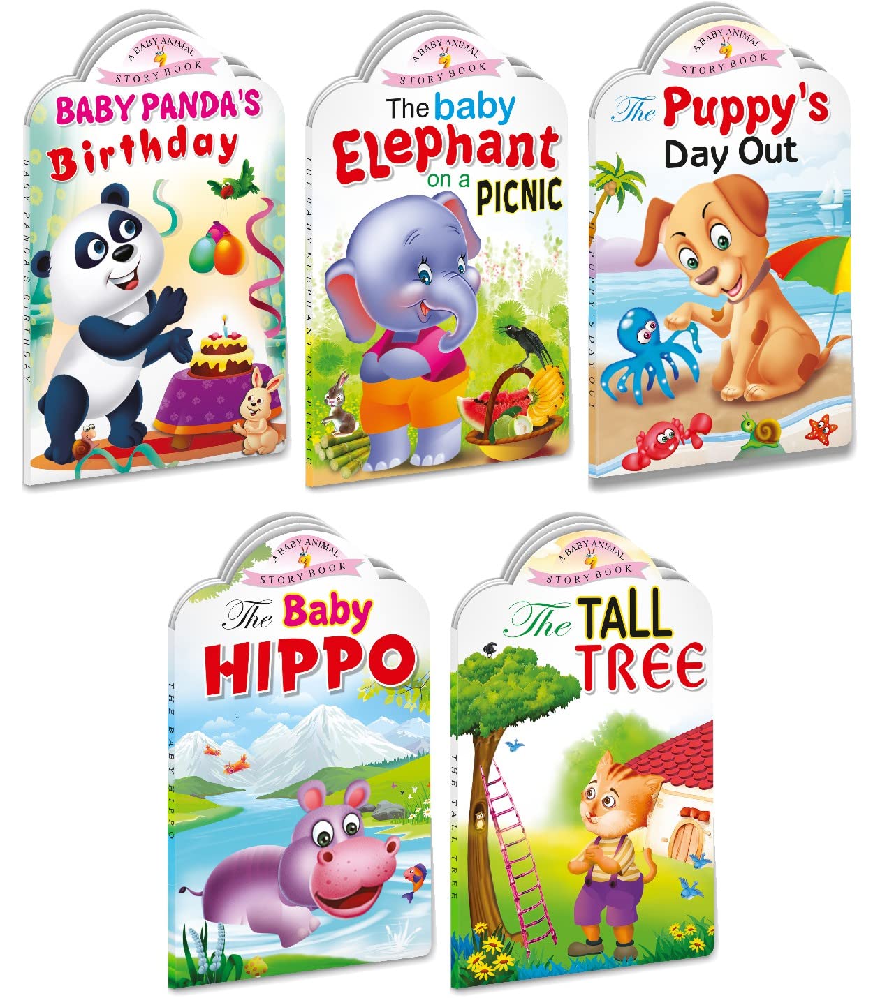 Set of 5 story books Baby Animals Series