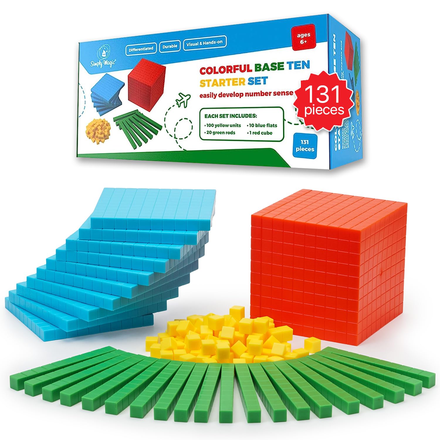 Math Cubes for Kids, Counting Blocks