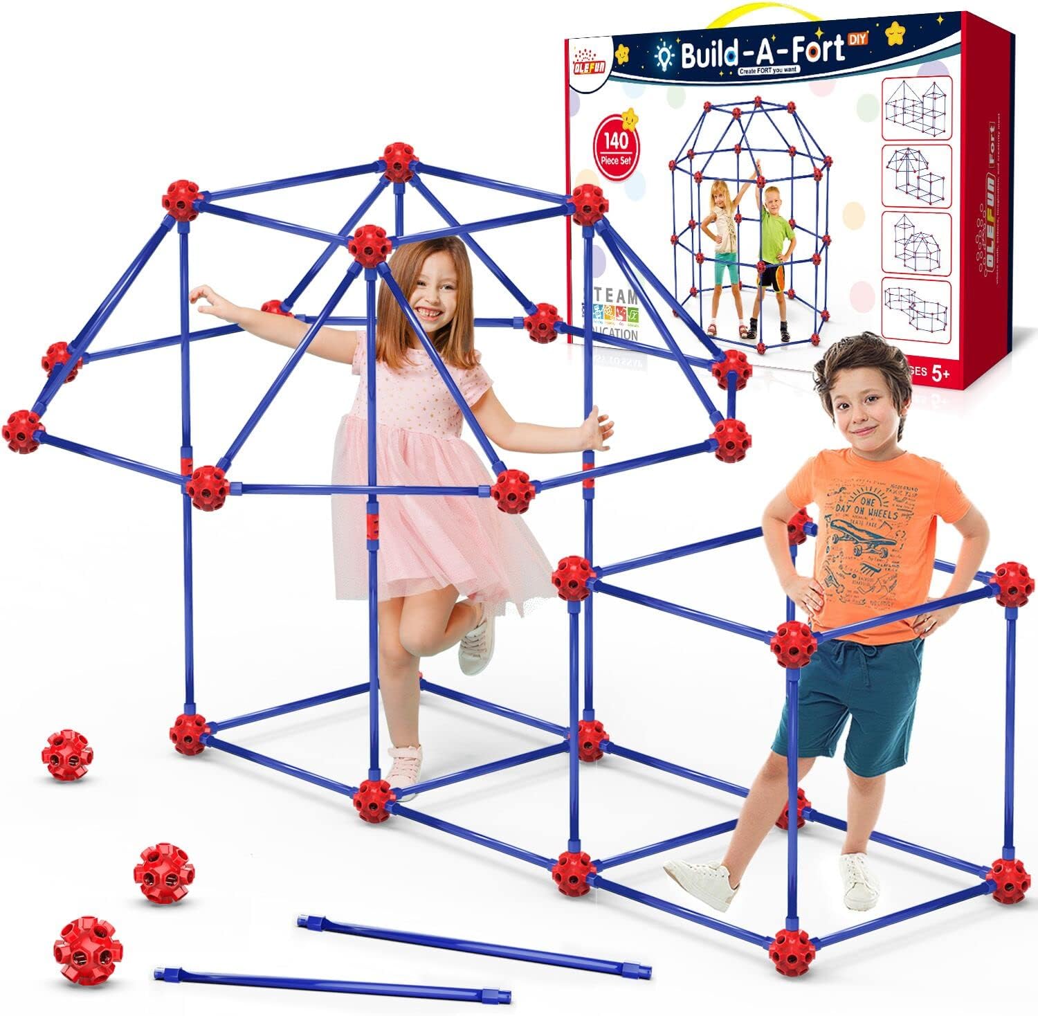 Fort Building Kit for Kids