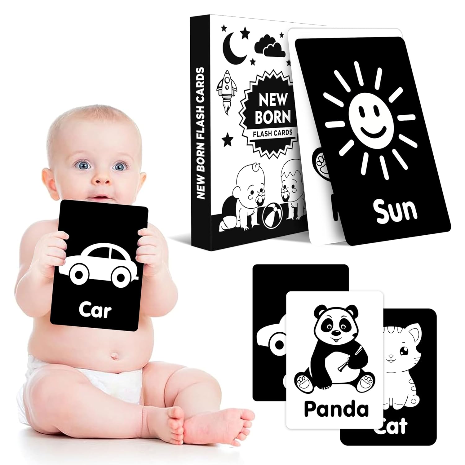 High Contrast Baby Flashcards