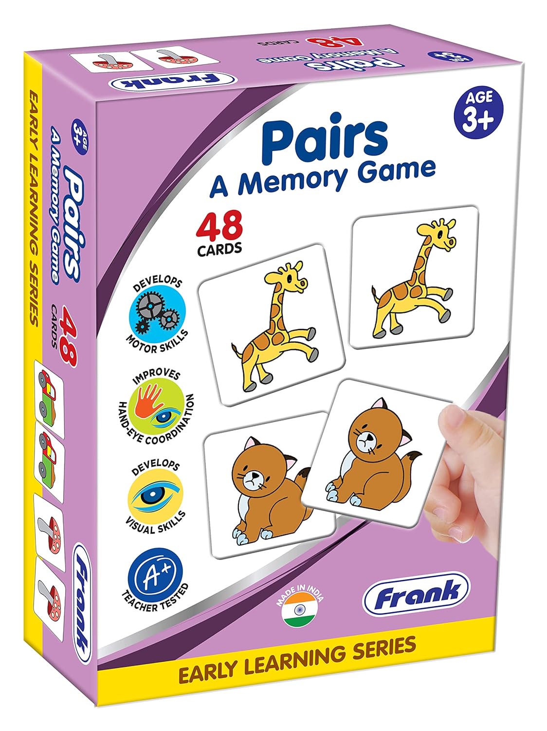 A Memory Game – 48 Cards, Early Learner Matching Picture Card Game with Images