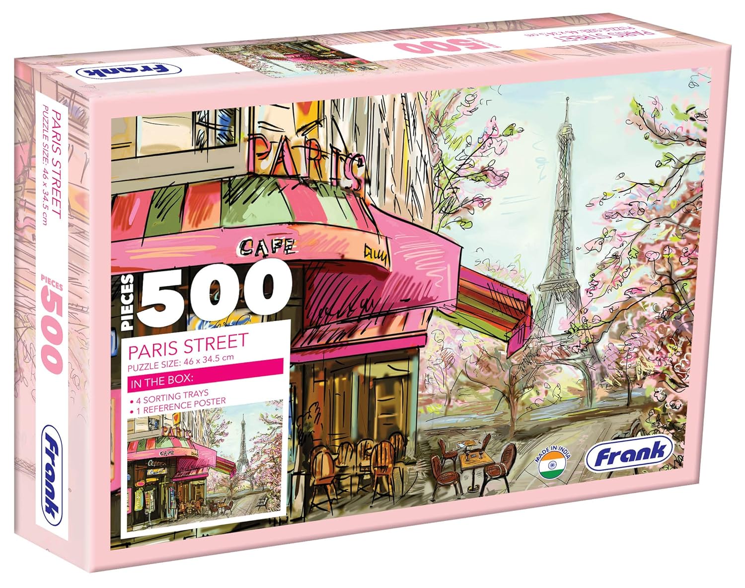 Frank Paris Street Jigsaw Puzzle (500 Pieces)
