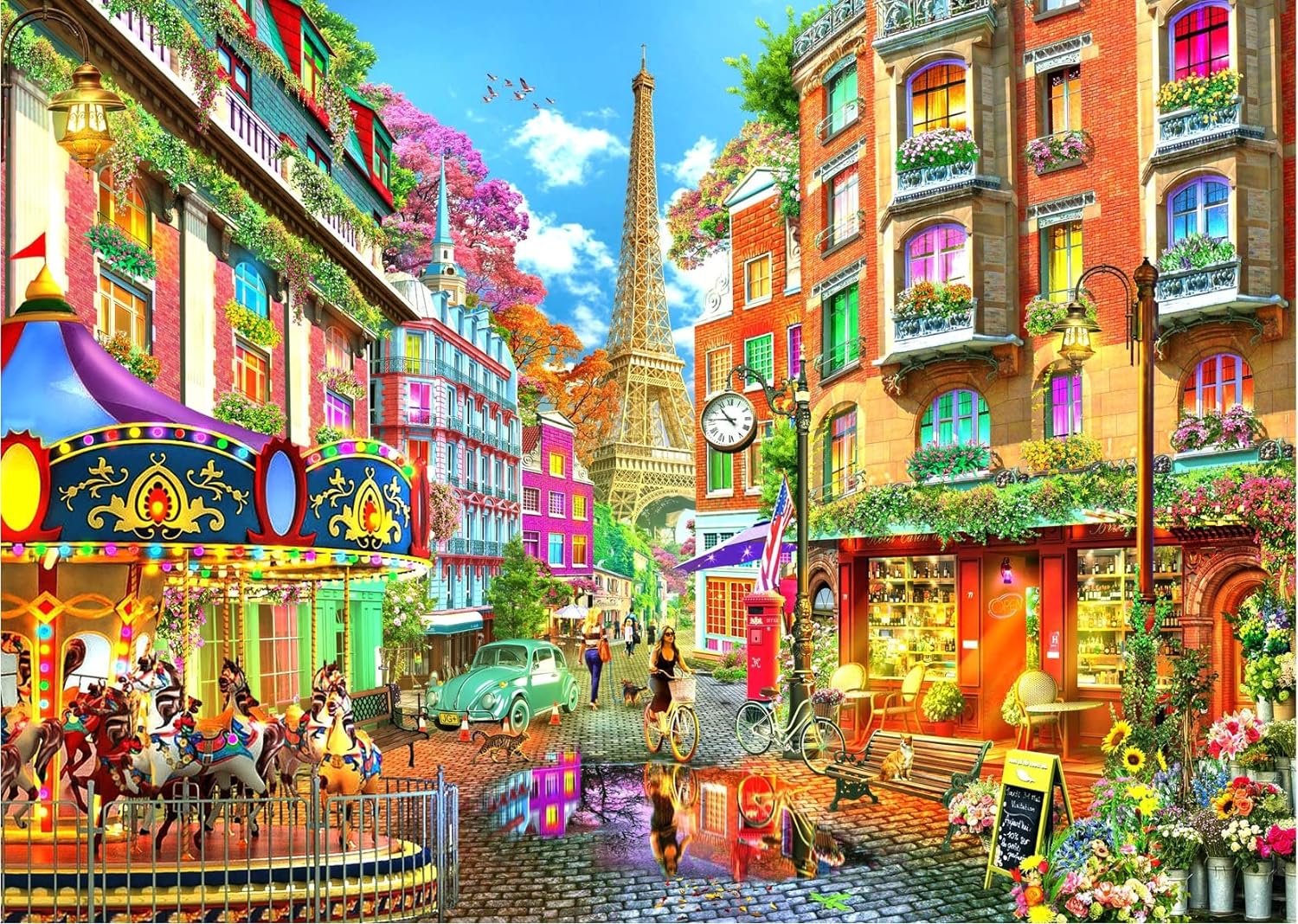 Paris Eiffel 1000 Piece Puzzles