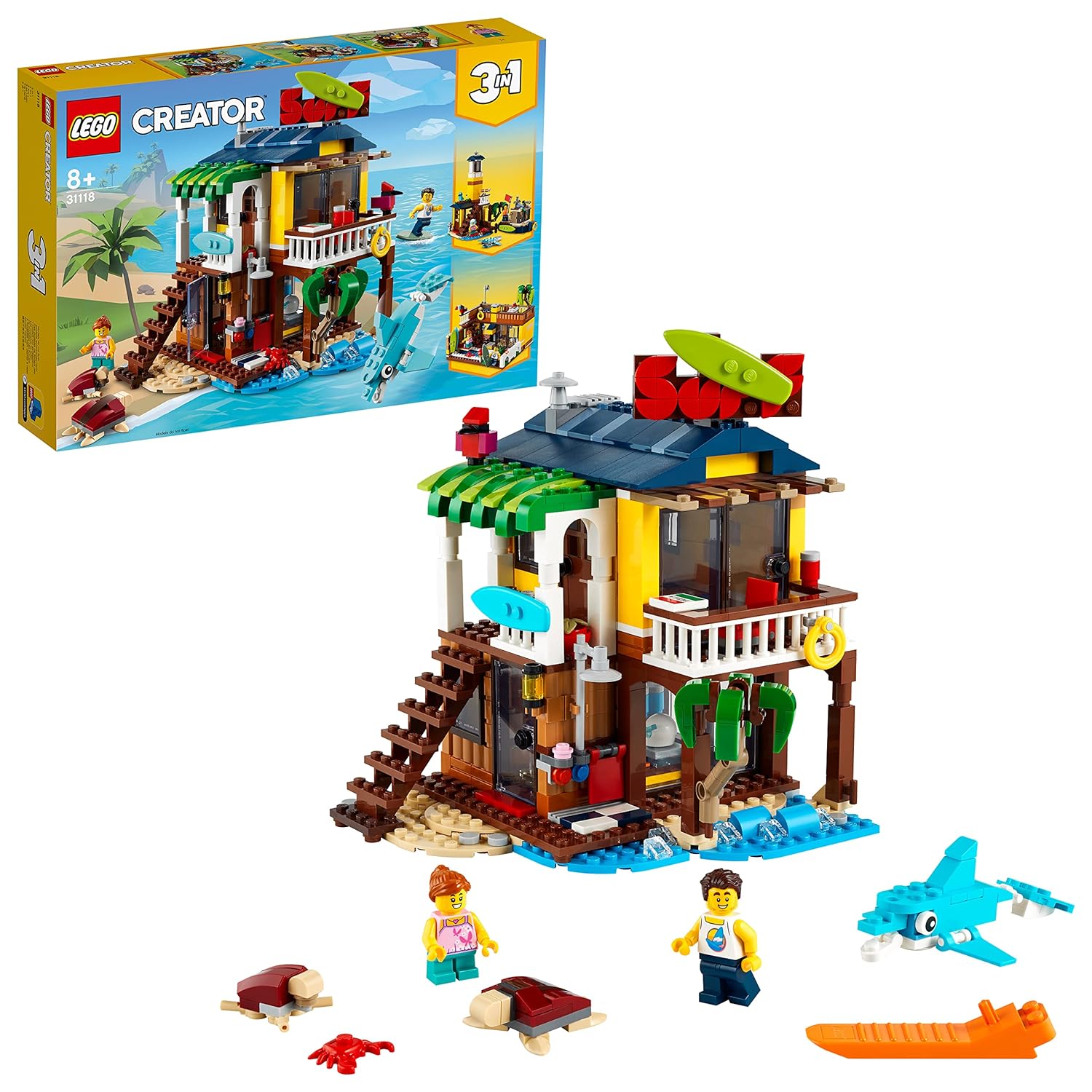 LEGO Creator 3in1 Surfer Beach House