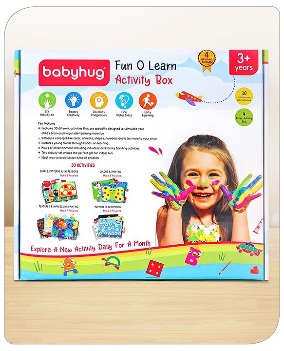 Babyhug Fun O Learn Activity Box – Multicolour