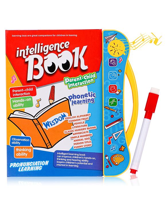 Akn Toys Intelligence Book Sound Book – Color May Vary