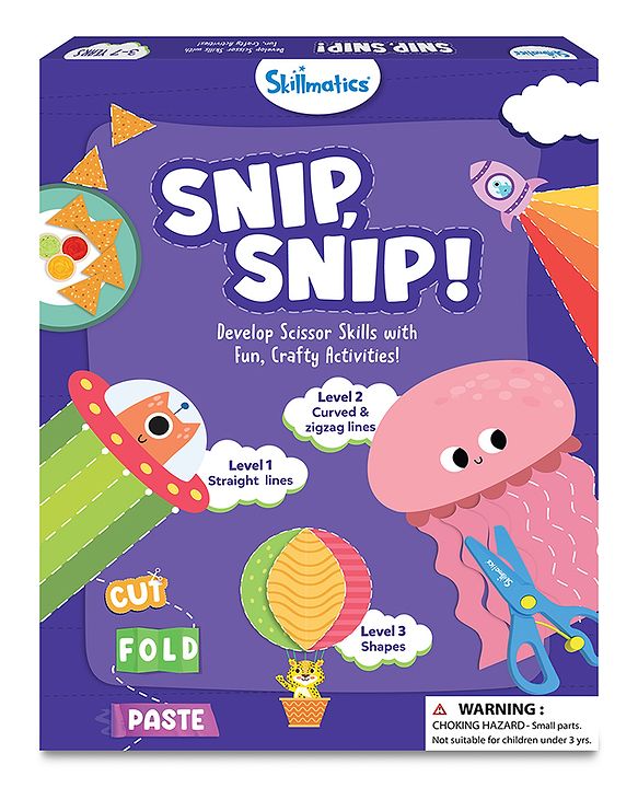 Skillmatics Art & Craft Activity Kit Snip Snip – Multicolour