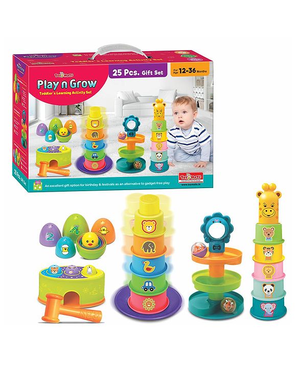 Toymate Play n Grow Gift Set 25 Pieces – Multicolour