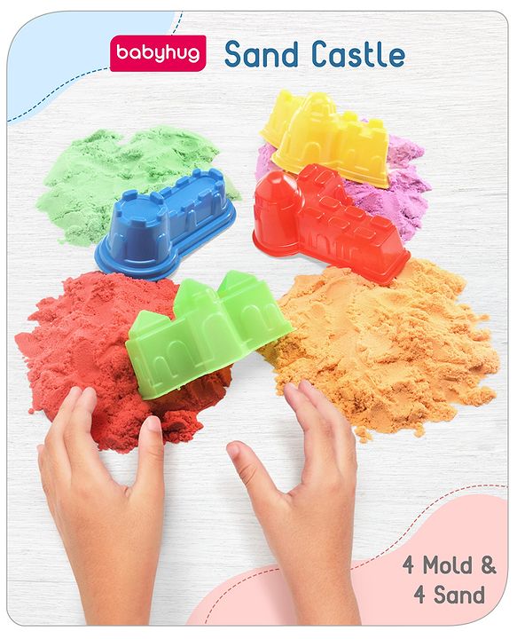 Babyhug DIY Sand Castle Playset – Multicolour