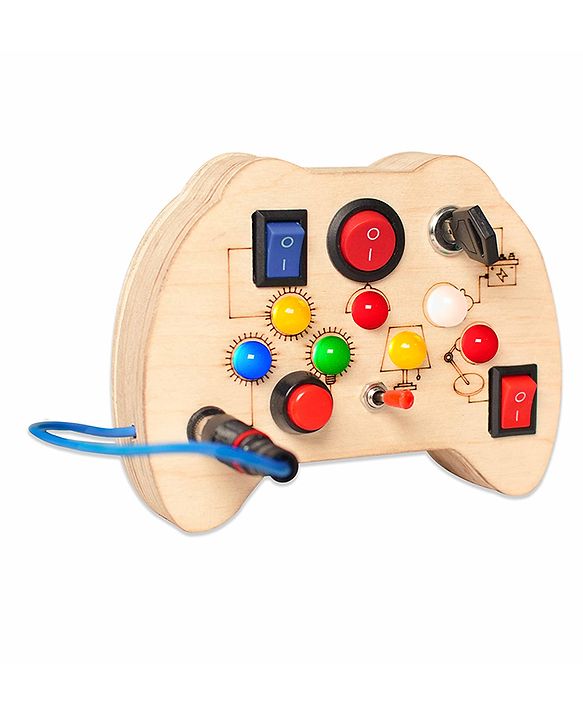 Clapstore Toys Busy Board Game Pad V2 – 7 LED Lights