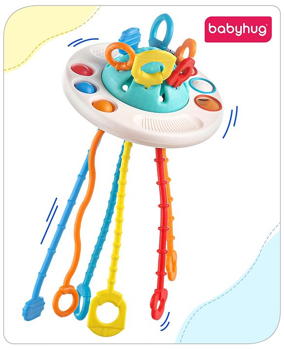 Babyhug Little Explorer’s UFO Montessori Toy – Multicolor