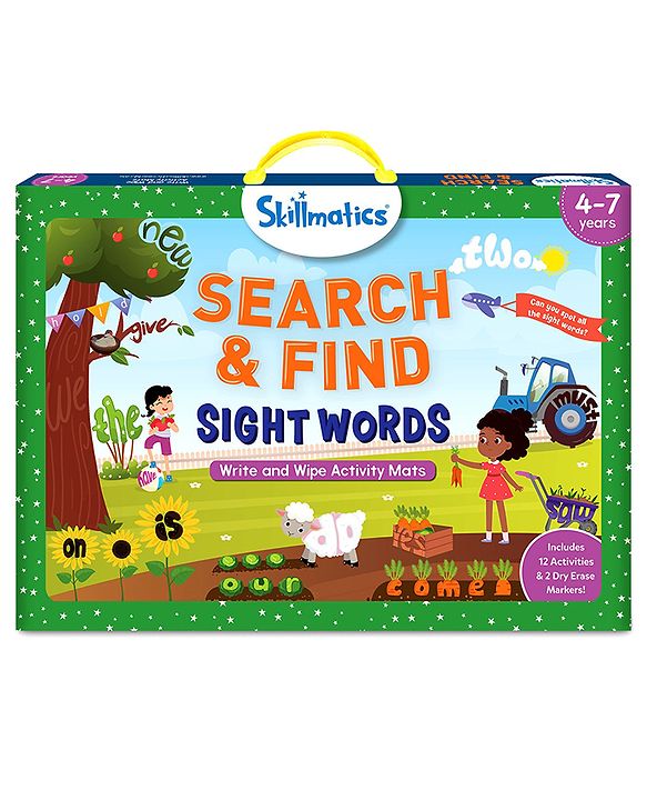 Skillmatics Preschool Learning Activity – Search and Find Sight Words, Educational Game for Kids, Toddlers Who Love Toys, Art & Craft Activities, Gifts for Girls and Boys