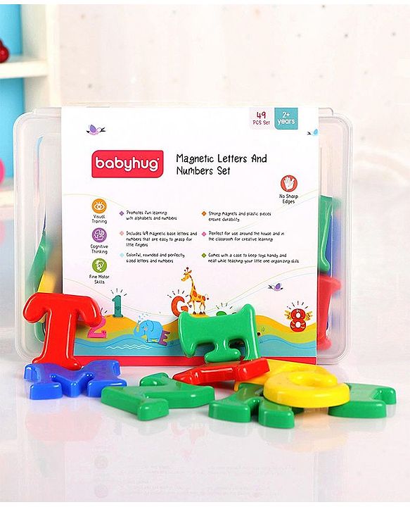 Magnetic Letter & Numbers 49 pieces Set Without Board