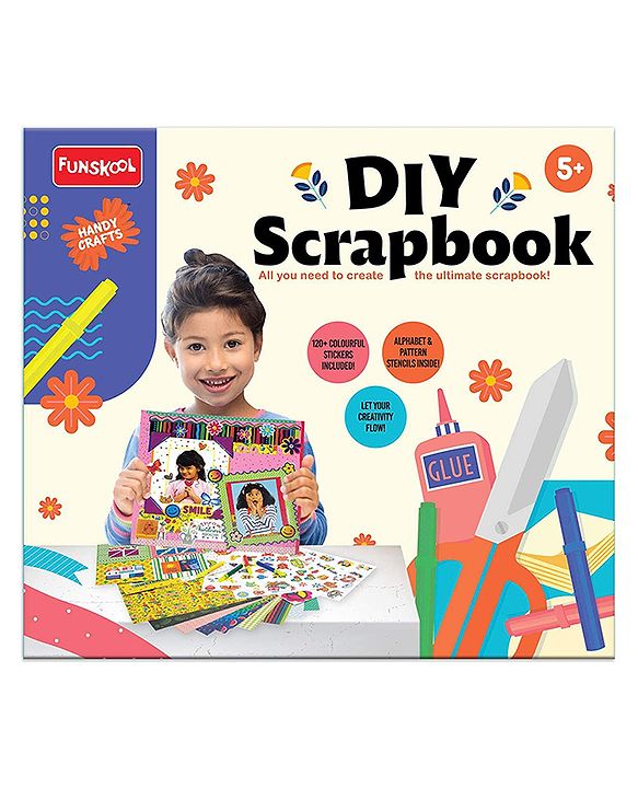 Funskool DIY Scrapbook Kit – Multicolour