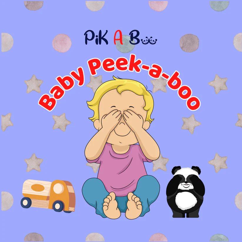 PIK A BOO Baby’s Peek-A-Boo Exclusive Cloth Book Flap and Crinkle Pages