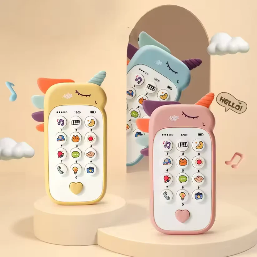 Baby Mobile Phone Toy – Musical & Educational Fun for Kids! sensory toy